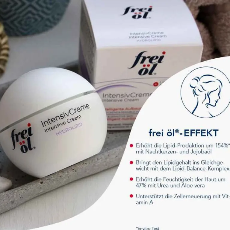 Frei Öl Hydrolipid Intensivcreme, 50 ml- Trockene Haut|Tagespflege