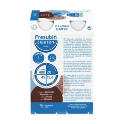 2 kcal fibre Drink Schokolade Trinkflasche, 4X200 ml^Fresubin Online