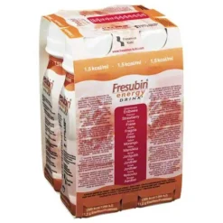 Fresubin Trinknahrung-Energy Drink Erdbeere Trinkflasche, 4X200 ml