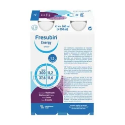 Fresubin Trinknahrung-Energy Drink Waldfrucht Trinkflasche, 6X4X200 ml