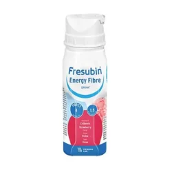 Fresubin Trinknahrung-Energy Fibre Drink Erdbeere Trinkflasche, 4X200 ml