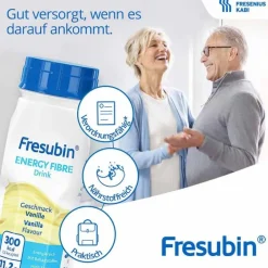 Fresubin Energy Fibre Drink Mischkarton Trinkflasche, 6X4X200 ml- Trinknahrung