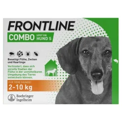 Frontline COMBO® gegen Zecken, Flöhe bei Hunden S (2 -10 kg), 3 St- Flöhe, Zecken & Co.