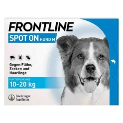 Frontline ® SPOT ON Hund M Lösung, 6 St- Flöhe, Zecken & Co.