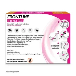 Frontline Flöhe, Zecken & Co.-TRI-ACT® gegen Zecke, Floh und fliegende Insekten bei Hunden (5-10kg), 3 St