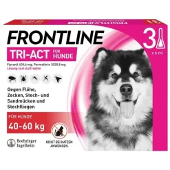 TRI-ACT® gegen Zecke, Floh und fliegende Insekten bei Hunden (40-60kg), 3 St^Frontline Sale