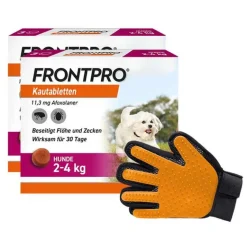 11 mg Kautabletten für Hunde 2 - 4 kg, 2x3 St^Frontpro Clearance
