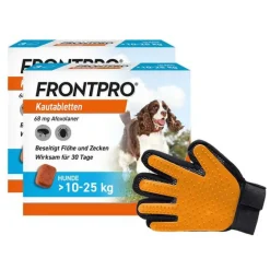 Frontpro Flöhe, Zecken & Co.-68 mg Kautabletten für Hunde 10 - 25 kg, 2x3 St