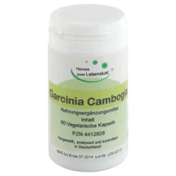 Garcinia Cambogia 60% Vegi K, 60 St^Hannes pure Lebenslust New