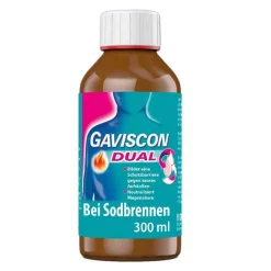 ® Dual Suspension mit Zweifachwirkung gegen Sodbrennen, 300 ml^Gaviscon New