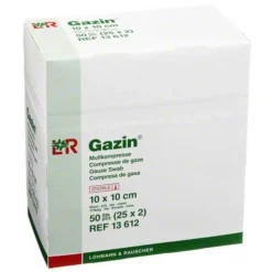 Kompressen 10x10cm 8fa, 25X2 St^Gazin Online