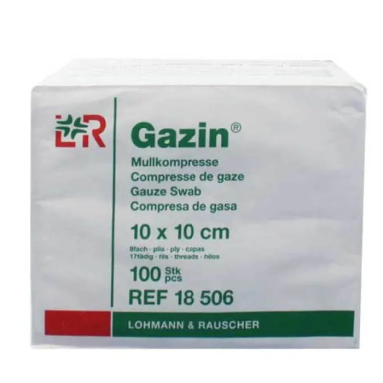 Gazin Sterile Kompressen-OP Kompressen 10x10cm, 100 St