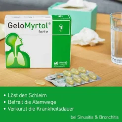 Gelomyrtol forte Kapseln, 60 St- Schnupfen & Nasennebenhöhlen|Hustenlöser