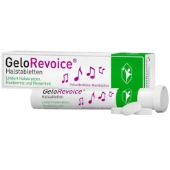 Gelorevoice Hustenstiller|Halsschmerztabletten-Halstabletten Holunderblüte-Mentholfrei bei Heiserkeit, 20 St