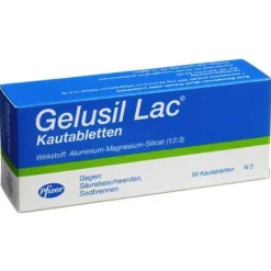 Gelusil Lac Kautabletten, 50 St- Sodbrennen Medikamente|Magentabletten
