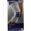 Bauerfeind Genutrain Kniebandage P3 mit Silikonhaftrand rechts Gr. 3 titan, 1 St- Kniebandagen