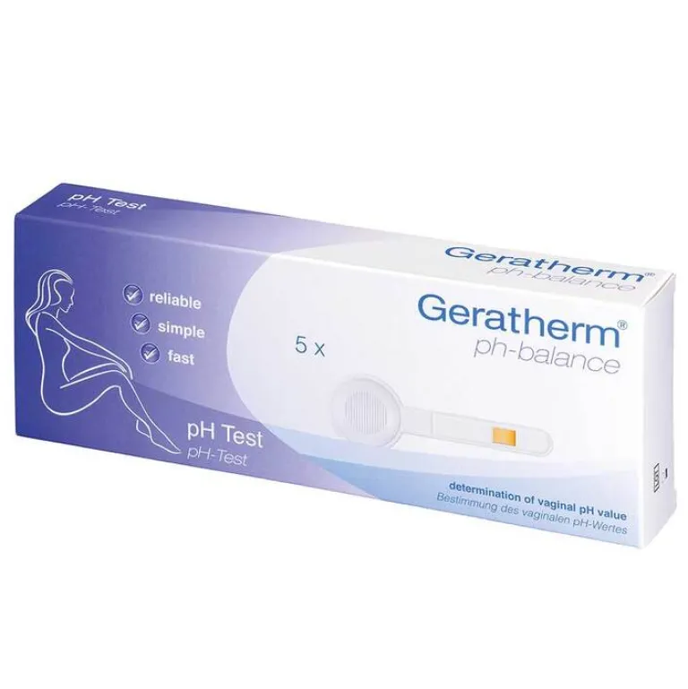 Vaginal Ph-Test-Geratherm pH-balance Schnelltest vaginal, 5 St