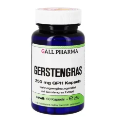 Hecht Pharma Gerstengras 250 mg GPH Kapseln, 60 St- Gerstengras