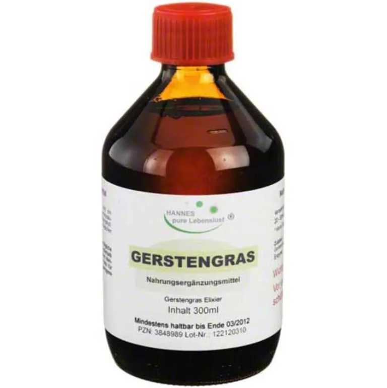 Hannes pure Lebenslust Gerstengras Elixier, 300 ml- Gerstengras