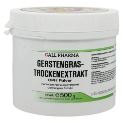 Hecht Pharma Gerstengrastrockenextrakt GPH Pulver, 500 g- Gerstengras