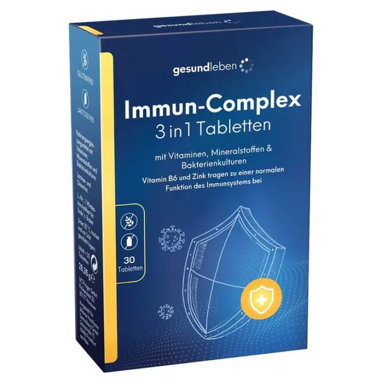 Gesund Leben Immun-Complex 3in1 Tabletten, 30 St- Immunsystem