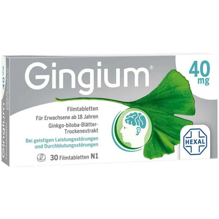 40 mg Filmtabletten, 30 St^Gingium Outlet
