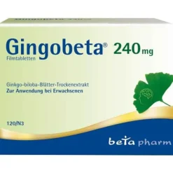 Gingobeta 240 mg Filmtabletten, 120 St- Ginkgo|Durchblutungs Tabletten