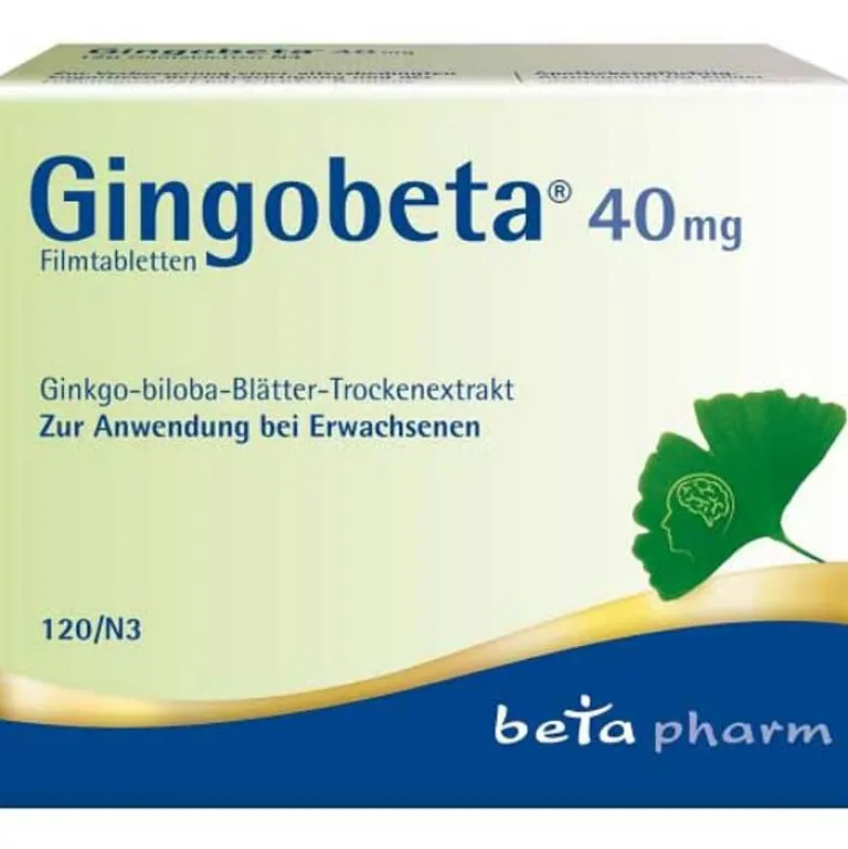 40 mg Filmtabletten, 120 St^Gingobeta Best