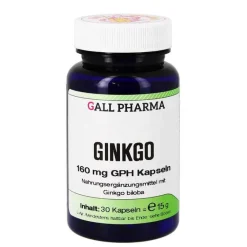 Hecht Pharma Ginkgo 160 mg GPH Kapseln, 30 St- Hirnleistung & Nerven|Durchblutung