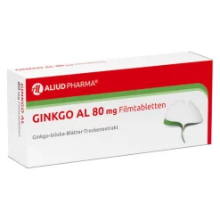 GINKGO AL 80 mg Filmtabletten, 30 St^Aliud Pharma