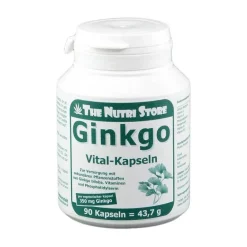 Ginkgo biloba 350 mg vegetarische Kapseln, 90 St^The Nutri Store Clearance