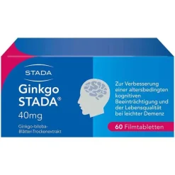 Stada Ginkgo ® 40 mg Filmtabletten, 60 St- Ginkgo