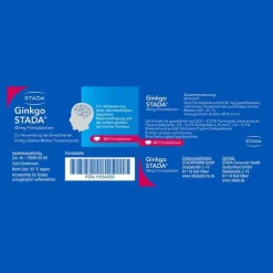 Stada Ginkgo ® 40 mg Filmtabletten, 60 St- Ginkgo