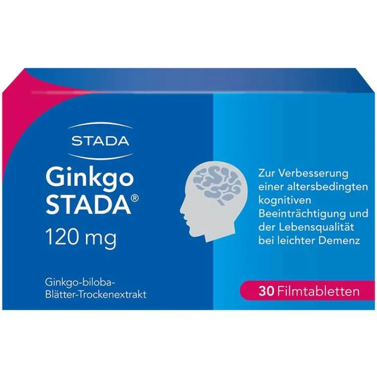 Ginkgo ® 120 mg Filmtabletten, 30 St^Stada Hot