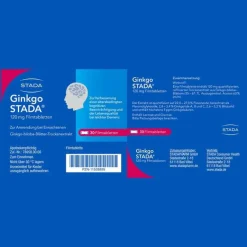 Ginkgo ® 120 mg Filmtabletten, 30 St^Stada Hot