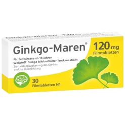 120 mg Filmtabletten, 30 St^Ginkgo-Maren Sale