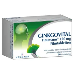 GINKGOVITAL 120 mg Filmtabletten, 60 St^Heumann Sale