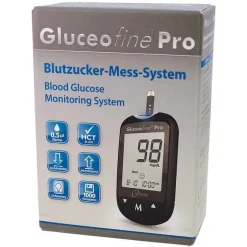 Gluceofine ® Pro Blutzucker-Mess-System, 1 St- Blutzuckermessgerät