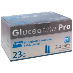 Gluceofine ® Pro Safety Sicherheits-Lanzetten 23 G 2,2 mm, 100 St- Lanzetten & Stechhilfen