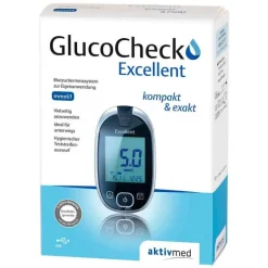Gluco Check Excellent Blutzuckermess Set mmol / l, 1 St- Blutzuckertests|Blutzuckermessgerät