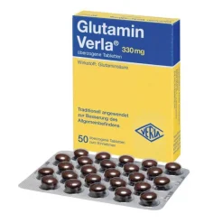 Verla Glutamin ® überzogene Tabletten, 50 St- Durchblutungs Tabletten