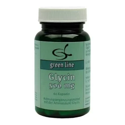 Green line Nutritheke Glycin 500 mg Kapseln, 60 St- Aminosäuren|Aminosäuren