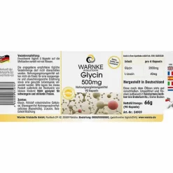 Glycin 500 mg Kapseln, 90 St^Warnke New