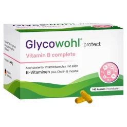 Vitamin B complete + Inositol + Cholin Kapseln , 140 St^Glycowohl Hot