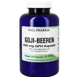 Hecht Pharma Goji Beeren-Goji Beeren 500 mg GPH Kapseln, 360 St