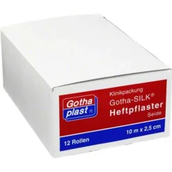 Gotha-Silk Gotha Silk Heftpflaster Seide 2,5, 12 St- Heftpflaster