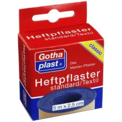 Gothaplast Wundpflaster|Heftpflaster-Heftpflaster standard 5mx, 1 St