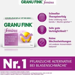 Granu Fink Reizblase Medikamente-® femina Kapseln, 30 St