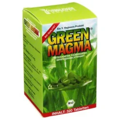 Allcura Sonstige Bio Produkte-Green Magma Gerstengrasextrakt Tabletten, 320 St