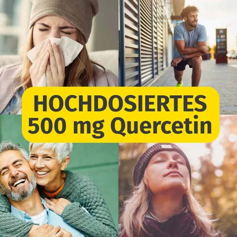 Green Naturals Quercetin 500 mg hochdosiert Kapseln , 180 St- Quercetin